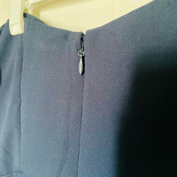 Elegant Navy Blue Women's formal wedding guest dress - Picture 12 of 14